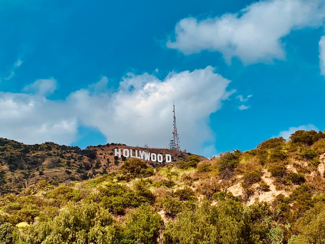 hollywood film set
